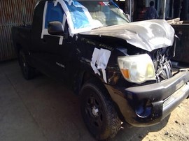 2009 TOYOTA TACOMA, BLACK, EXTD CAB, 2.7L, MT, 2WD.  Z26281